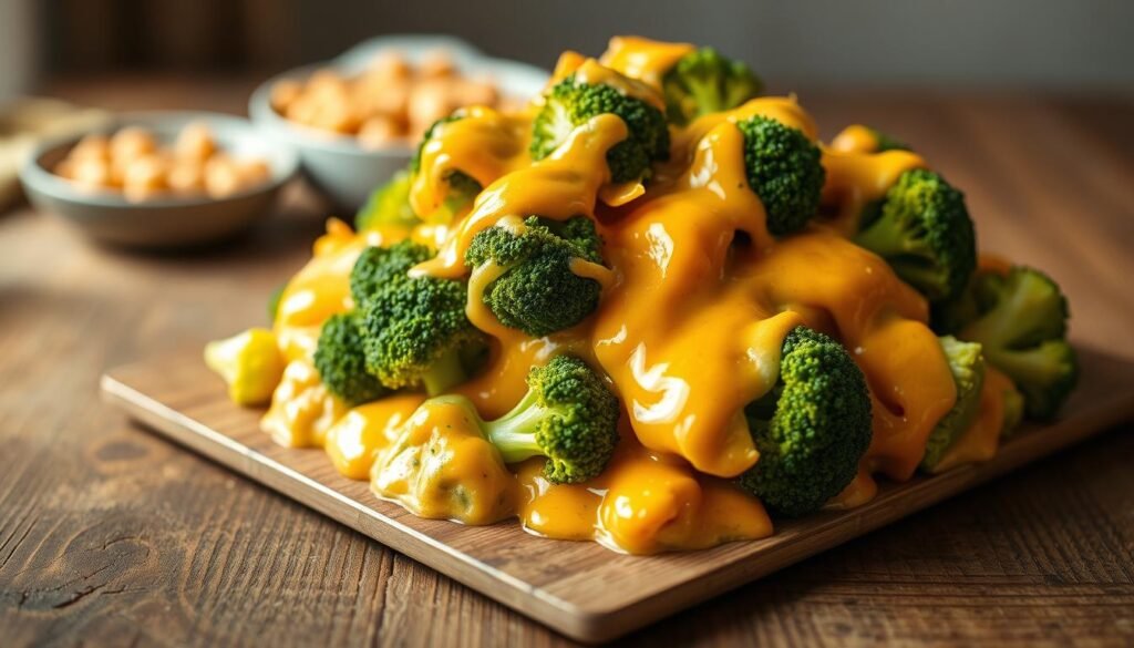 Broccoli Cheddar Beans
