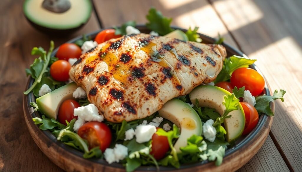 Savory Grilled Chicken & Avocado Salad